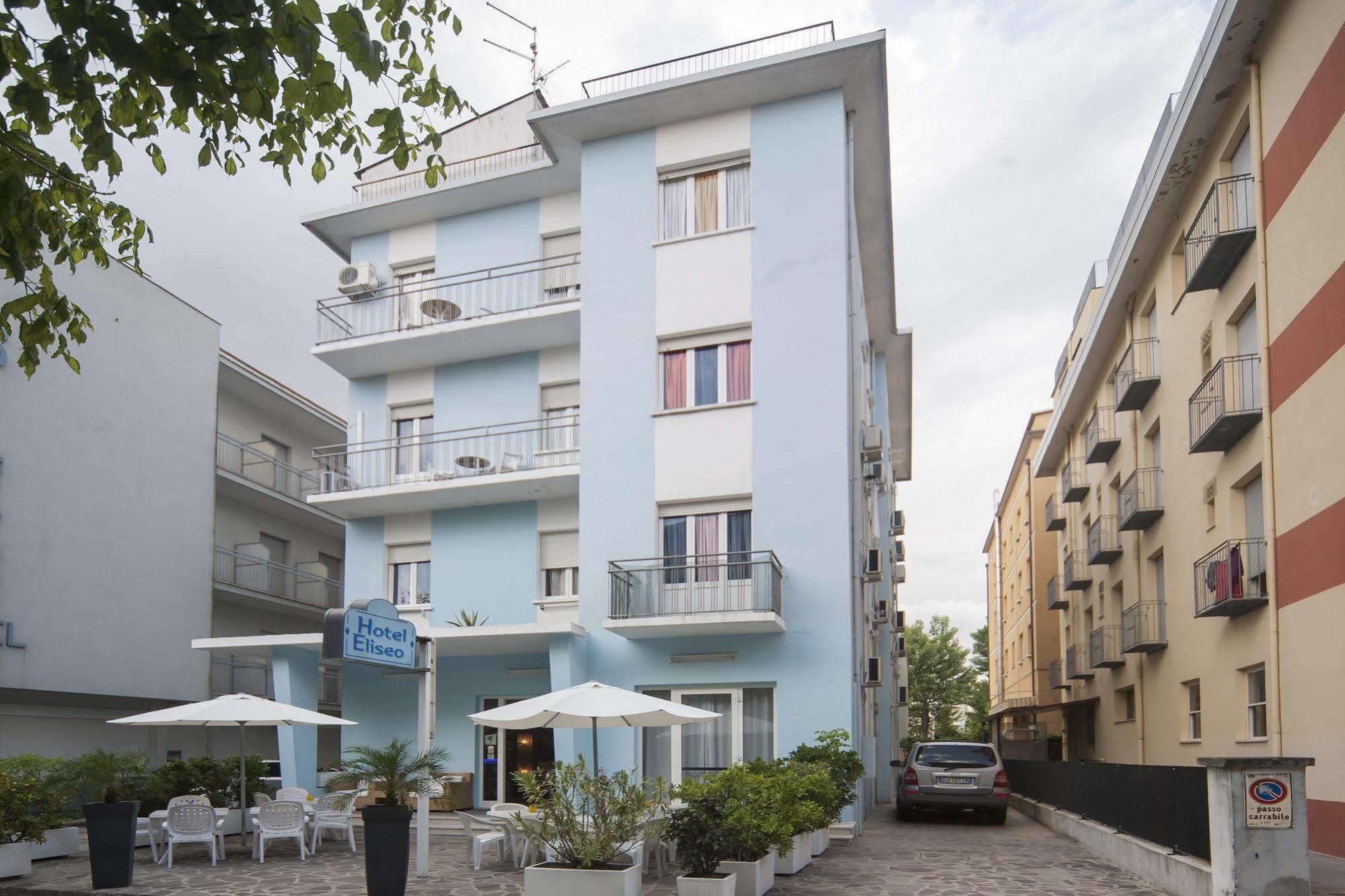 Hotel Eliseo Rimini Exteriör bild